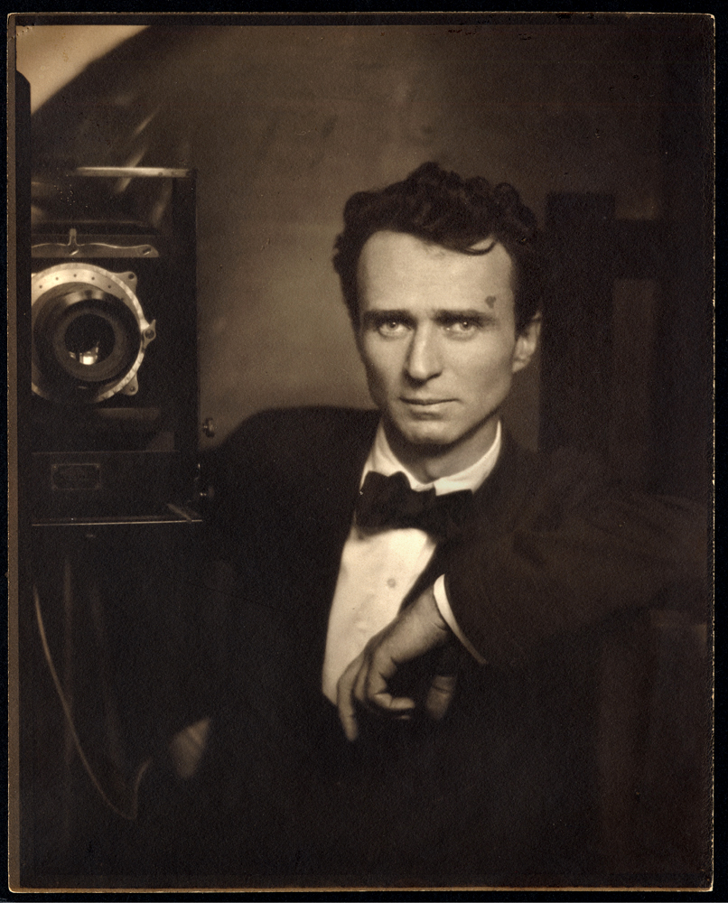 Edward Steichen. Self-Portrait with studio camera c.1917