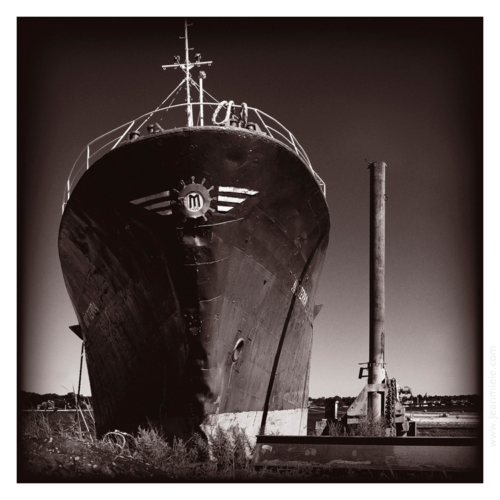 Nosterra. Shipbreaking Yard Near Cape Cod. September 2004.