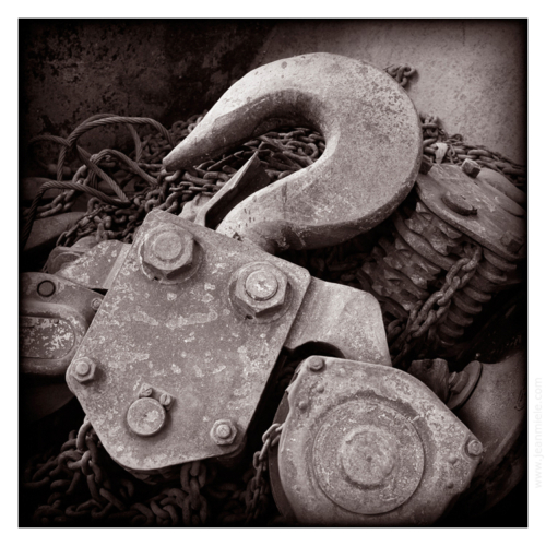 Crane Hook. Todd Shipyard. Brooklyn, NY. June 2004.