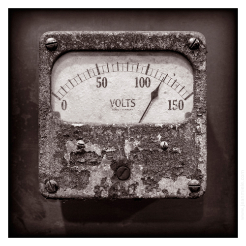 DC Voltmeter. Tug Pegasus. NJ. March 2012.