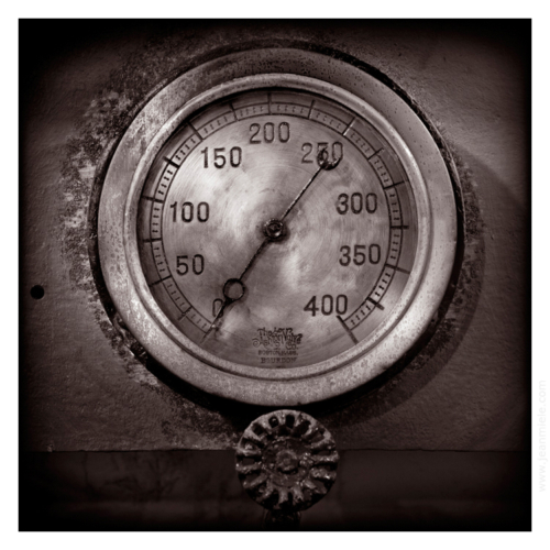 Valve Pressure Gauge. Tug Pegasus. NJ. March 2012.